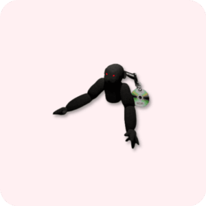 Scary Baboon Plushie BLACKGOOGOO